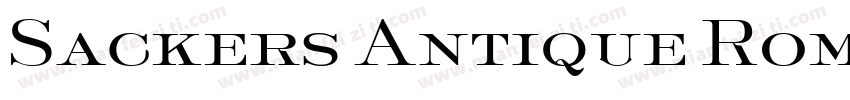 Sackers Antique Roman Solid AT字体转换